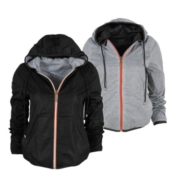 Veste imperméable réversible