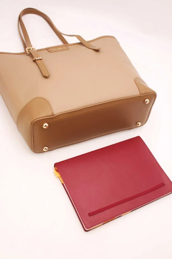 Sac cabas camel – Image 3