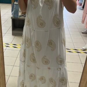 Robe bohème blanche