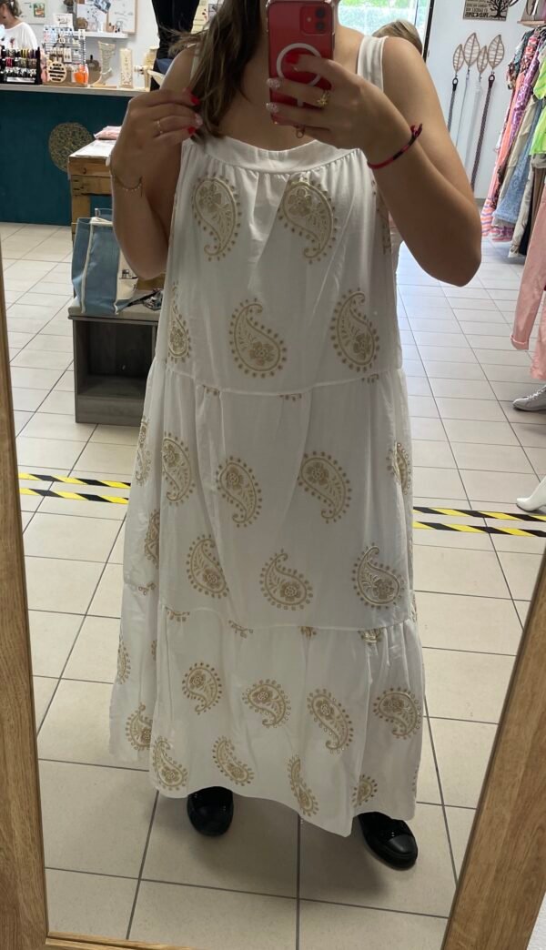 Robe bohème blanche